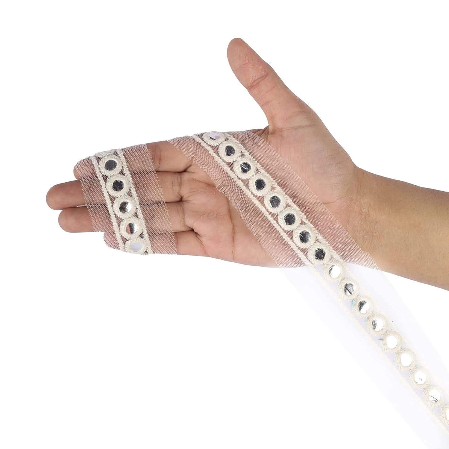 Mirror look lace (9 Mtrs)