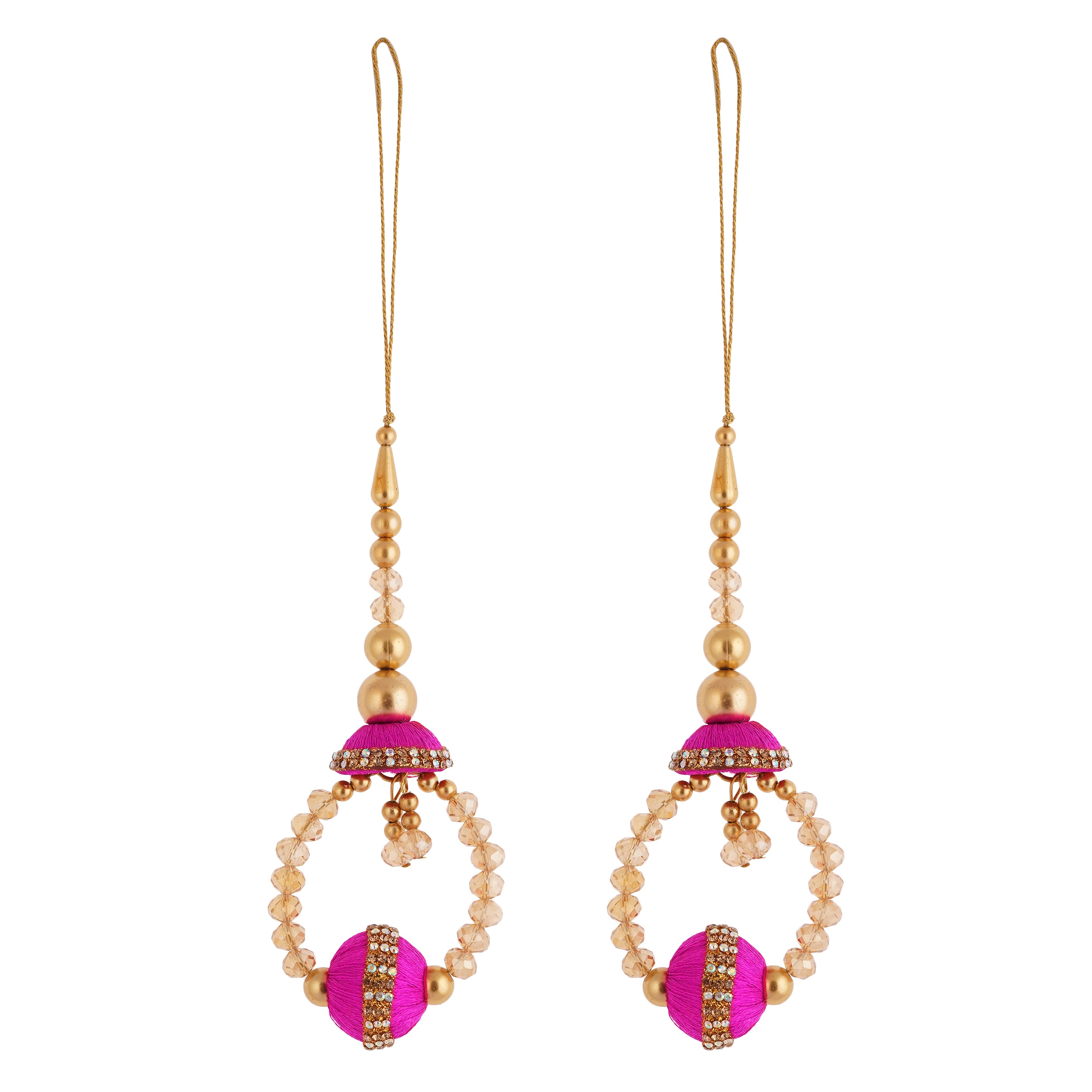 Blouse latkan golden (1 pair)