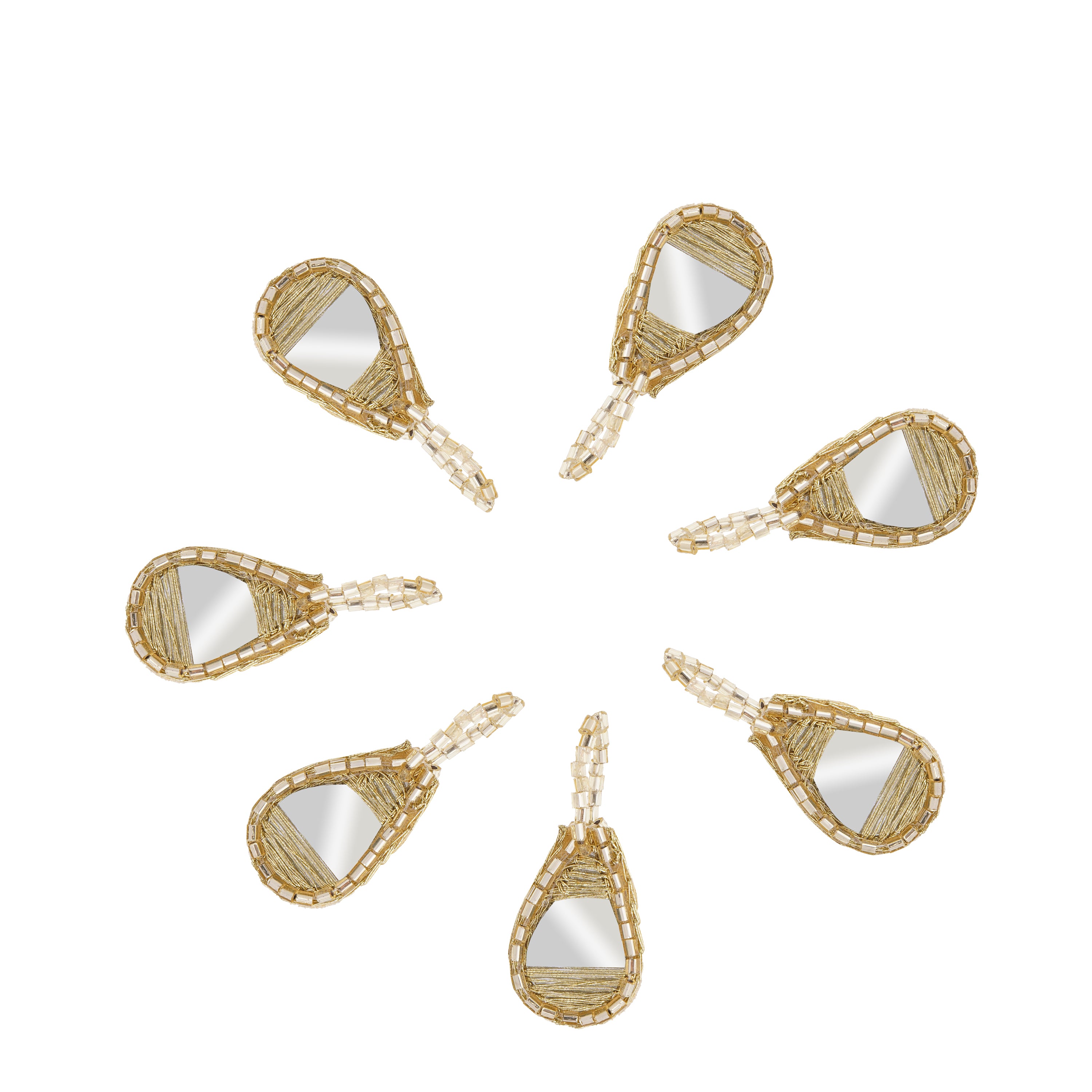 Mirror Latkans ( 6 Pairs)