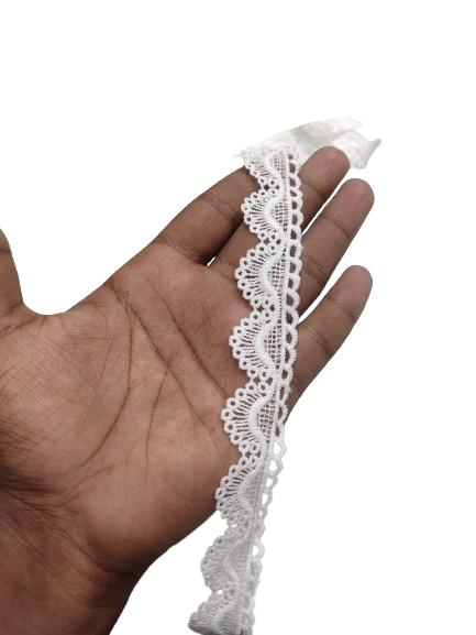 white dyeable lace 13 metre
