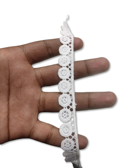 white dyeable lace 13 metre