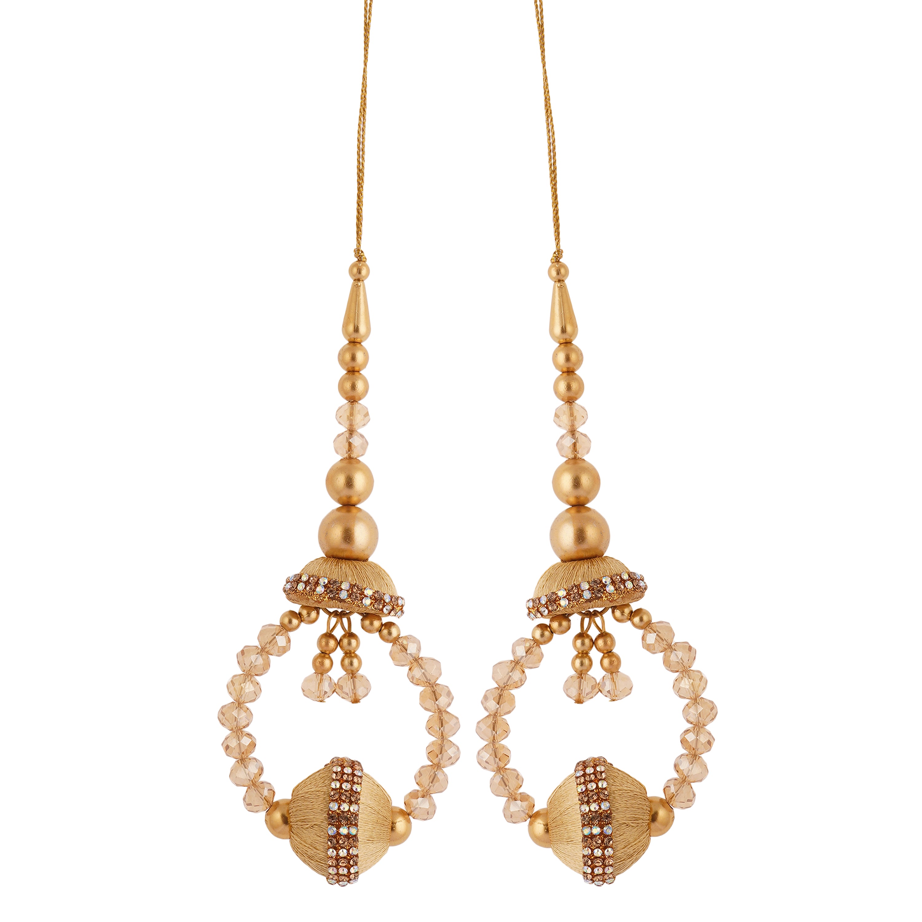 Blouse latkan golden (1 pair)