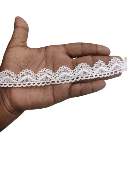 white dyeable lace 13 metre